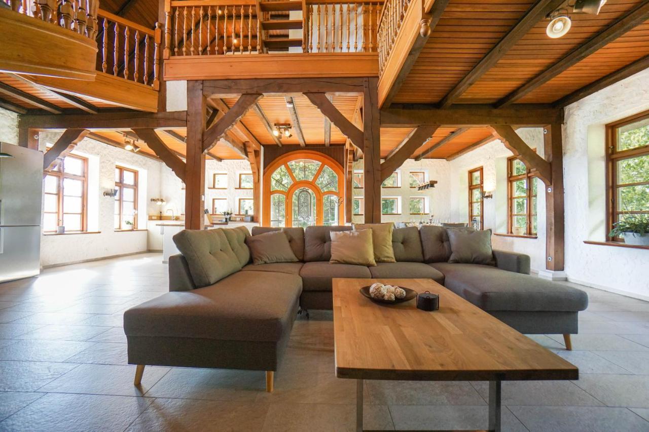 Ruhe Unter Reet-Haus Mit Sauna, Whirlpool Und Kamin Gnarrenburg Екстериор снимка
